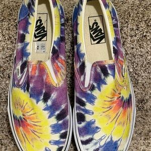 Vans Multicolor Tie-Dye Slip-Ons